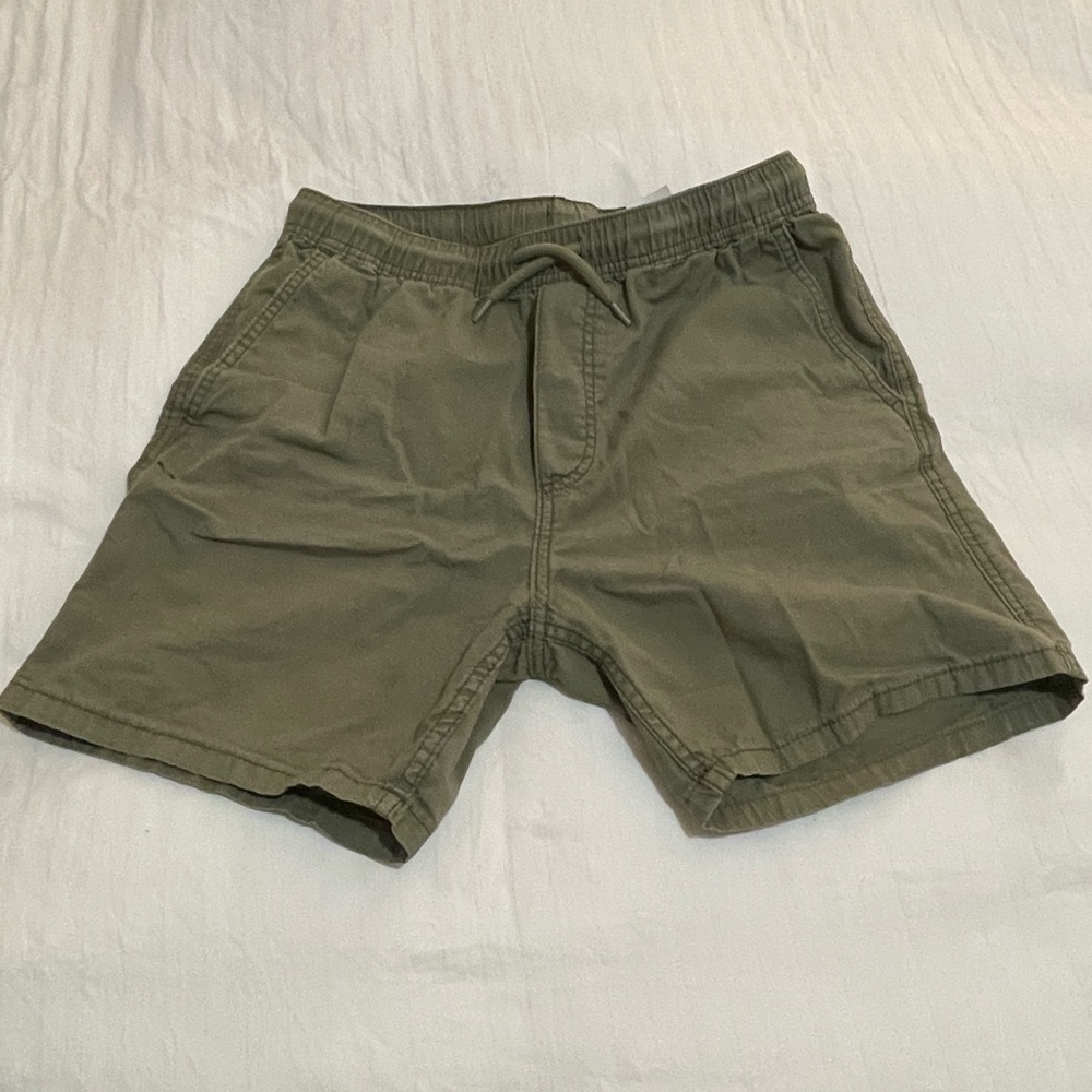 Green Mens Cargo Shorts
